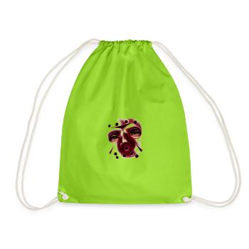 chainsaw - Drawstring Bag - neon green - Front