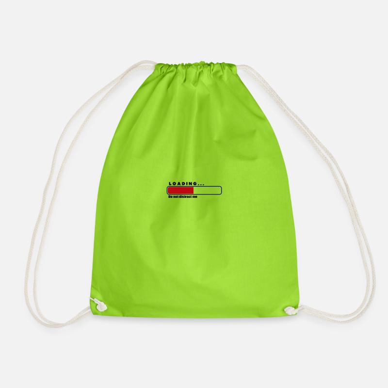 loading - Drawstring Bag - neon green
