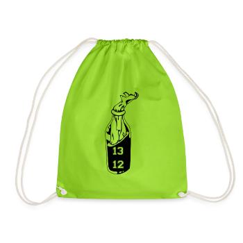 1312 Molotov cocktail - Drawstring Bag - neon green - Front