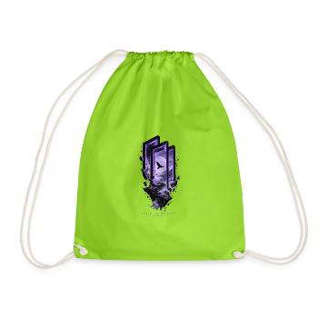 Purple Portal (Vollbild-Front) - Turnbeutel - Neongrün - Vorne
