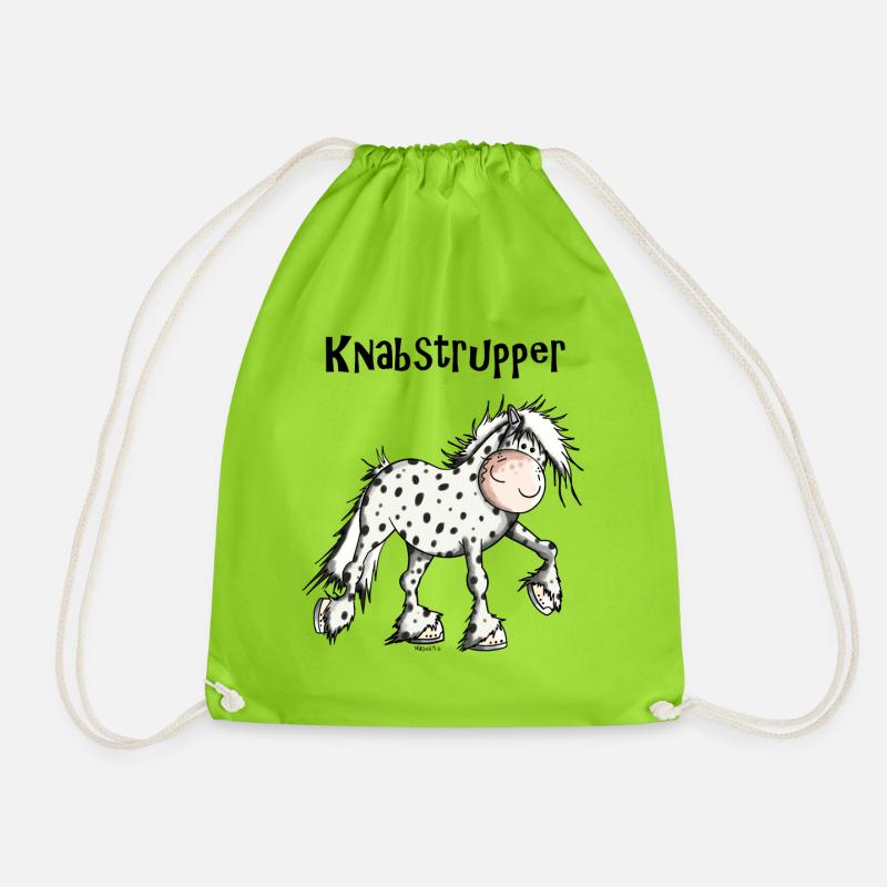 Kanika der Knabstrupper - Turnbeutel - Neongrün