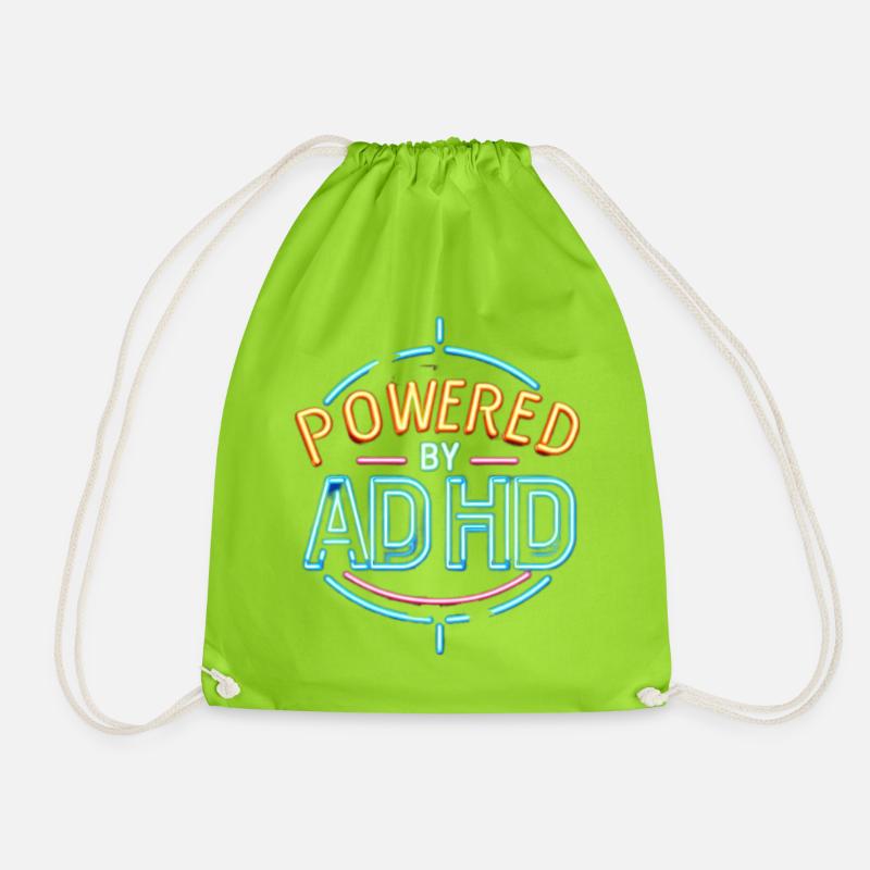 TDAH - Sac de sport léger - vert néon
