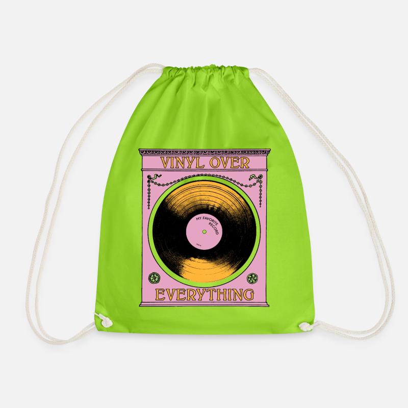 Vinyl Before Everything - Turnbeutel - Neongrün