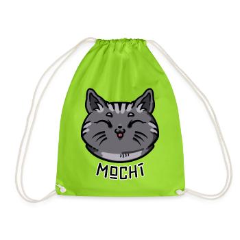 Mochi Blep - Turnbeutel - Neongrün - Vorne