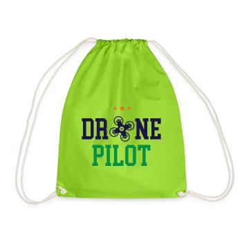 Pilote de drone - Sac de sport léger - vert néon - Devant