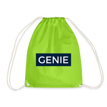 Génie - Design pour tous les génies ! - Sac de sport léger - vert néon - Devant