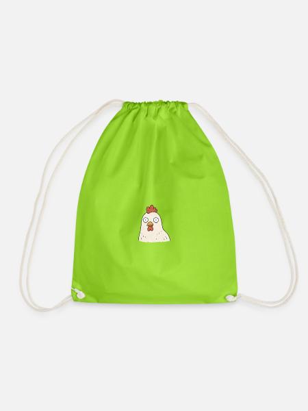 TINY ACTIVISTS | Huhn - Turnbeutel - Neongrün