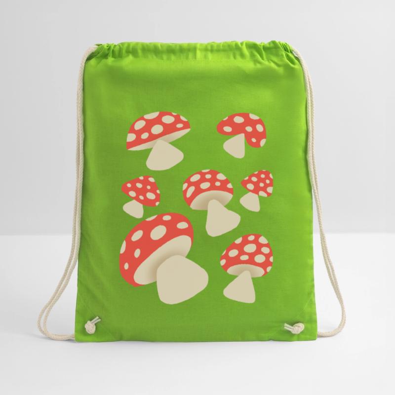 toadstools Drawstring Bag