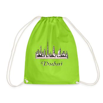 Dubai - Turnbeutel - Neongrün - Vorne