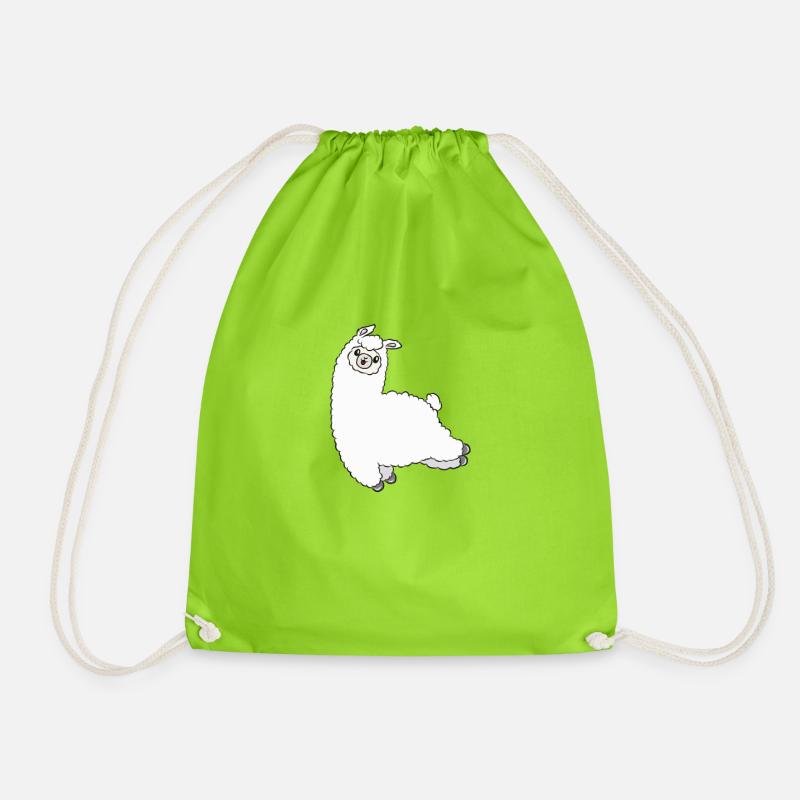 Lama - Turnbeutel - Neongrün