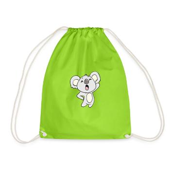 Koala - Turnbeutel - Neongrün - Vorne