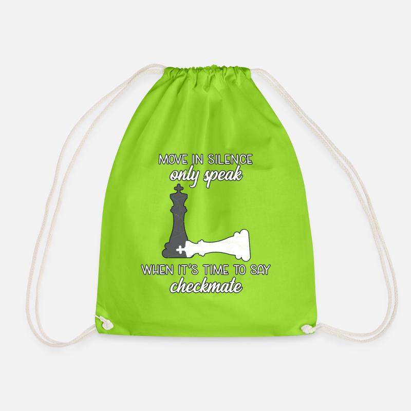 échec et mat - Sac de sport léger - vert néon