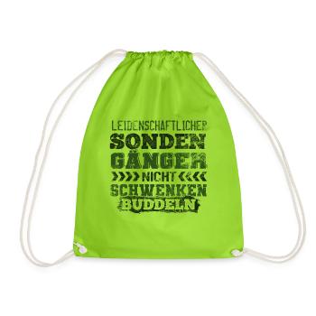 Sondengänger - Turnbeutel - Neongrün - Vorne