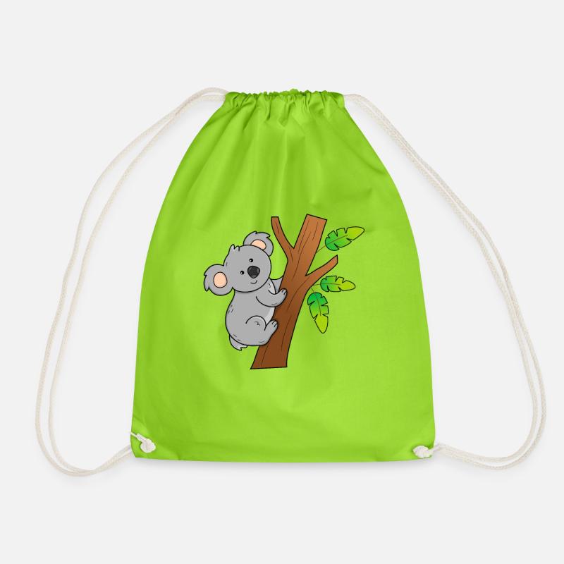 Koala - Turnbeutel - Neongrün
