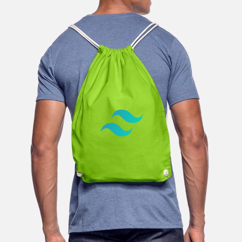 Tailwind CSS Mark - Codeur de programmeur de cadre CSS Sac de sport léger