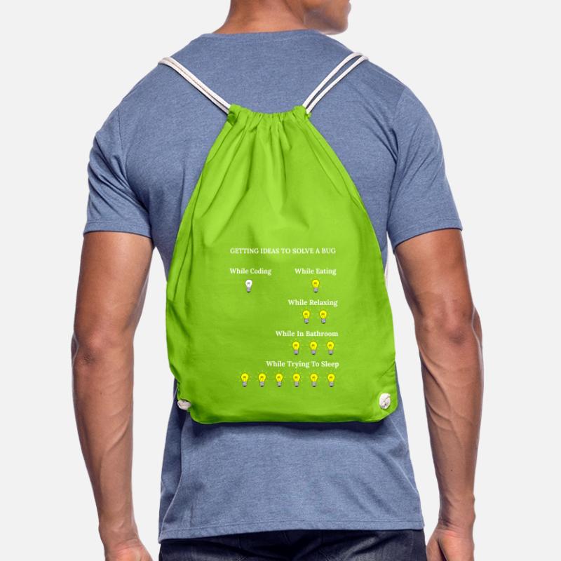 Funny Programming Software Engineer Bugs Code Sac de sport léger