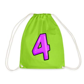 4 - Sac de sport léger - vert néon - Devant