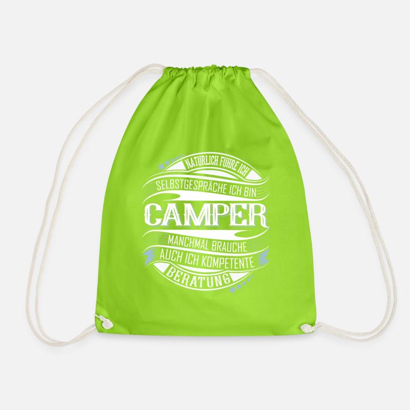 Camper - Turnbeutel - Neongrün