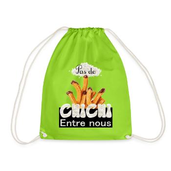 Pas de chichi entre nous - Sac de sport léger - vert néon - Devant