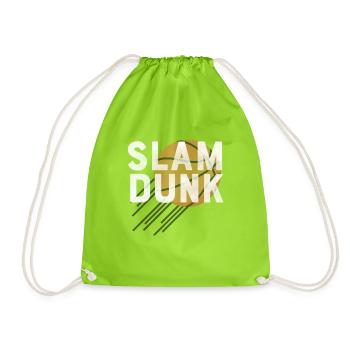 Basketball Bball Player Lover Basketballer Sports - Drawstring Bag - neon green - Front