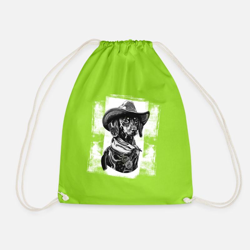 Sheriff Jamnik - Turnbeutel - Neongrün