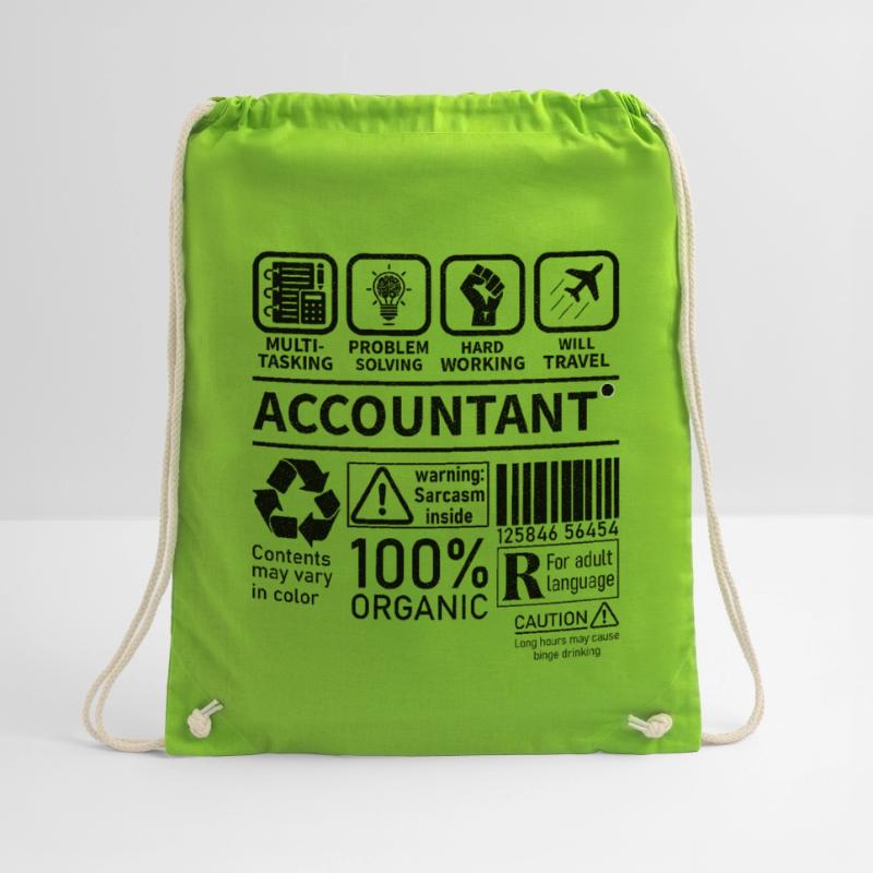 Accountant Multi Tasking Problem Solving Hard Work Turnbeutel