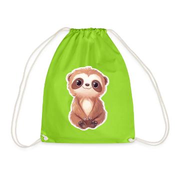 Paresse - Sac de sport léger - vert néon - Devant
