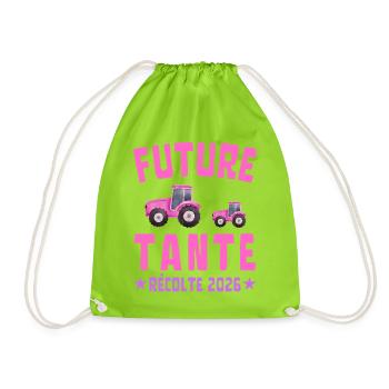 Future Tante Récolte 2026 - Sac de sport léger - vert néon - Devant