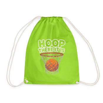 Basketball Fun : le cerceau est là - Sac de sport léger - vert néon - Devant