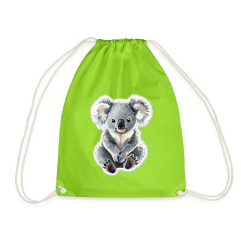 Koala - Turnbeutel - Neongrün - Vorne
