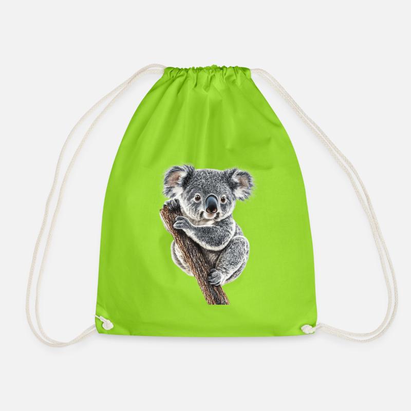 Koala - Turnbeutel - Neongrün