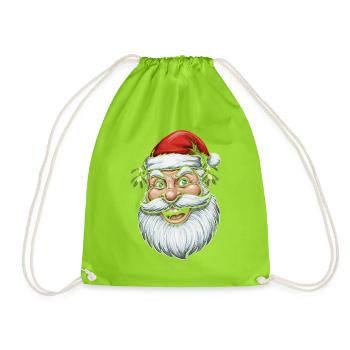 Couronne de Père Noël Fröhnacht - Sac de sport léger - vert néon - Devant