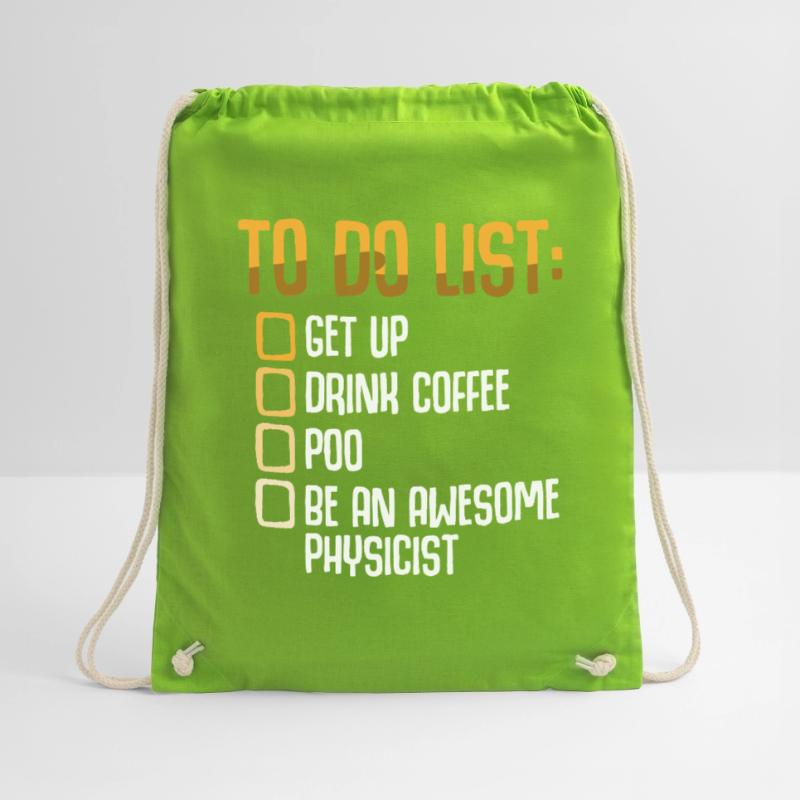 Physics Physicist Physics Student Physics Teacher Drawstring Bag