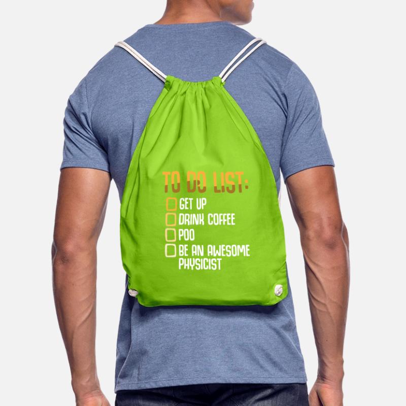 Physics Physicist Physics Student Physics Teacher Drawstring Bag