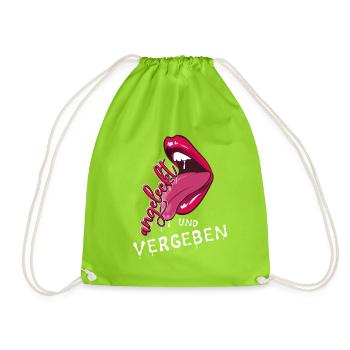 Amoureux - Sac de sport léger - vert néon - Devant