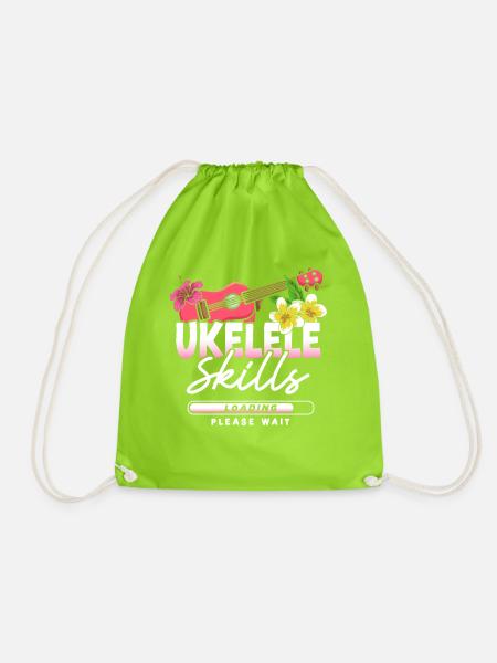 Hawaiian Ukulele Uke Ukulele - Turnbeutel - Neongrün