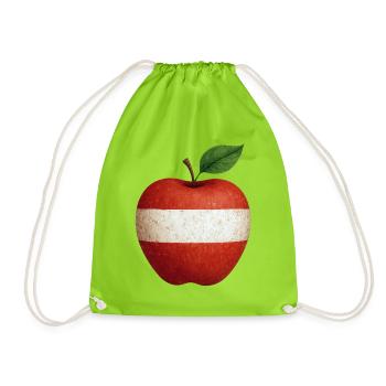 Austria - Drawstring Bag - neon green - Front