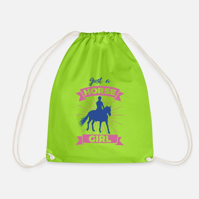 Rider - Drawstring Bag - neon green