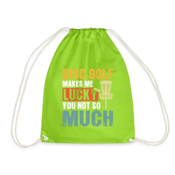 Cadeaux de disc golf Disc Golf - Sac de sport léger - vert néon - Devant