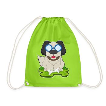 Os de chien - Sac de sport léger - vert néon - Devant