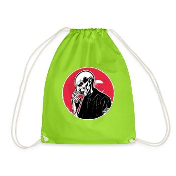 Crimson Zombie Silhouette - Turnbeutel - Neongrün - Vorne