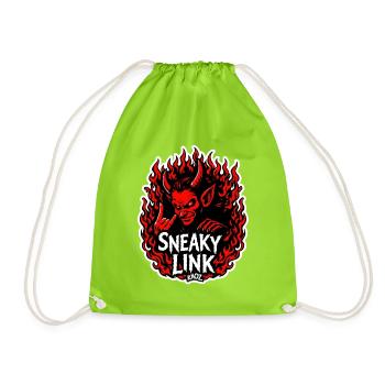 Infernal Sneaky Link - Drawstring Bag - neon green - Front