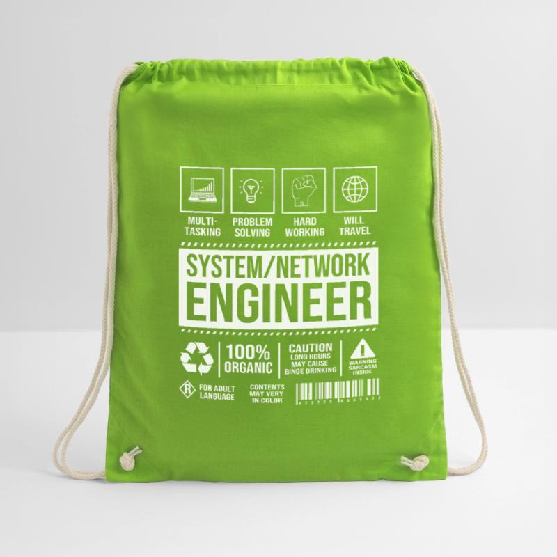 Network Computer Scientist Programmer Admin Drawstring Bag