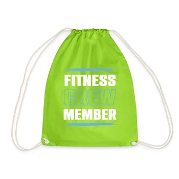 Équipe de remise en forme - Sac de sport léger - vert néon - Devant