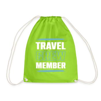 Travel Crew - Turnbeutel - Neongrün - Vorne
