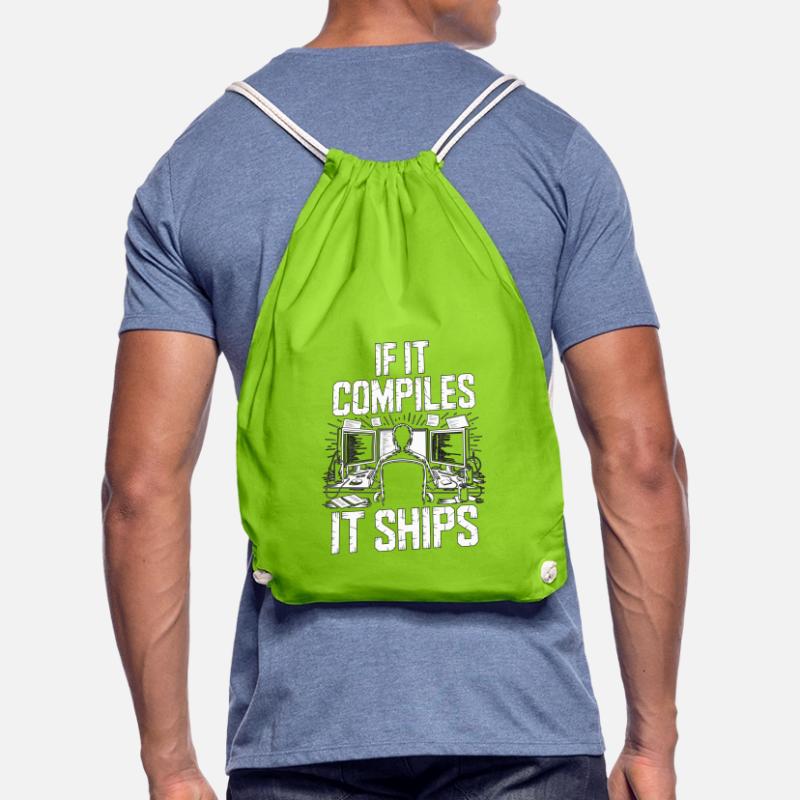 Game Developer If It Compiles It Gaming Programmer Turnbeutel