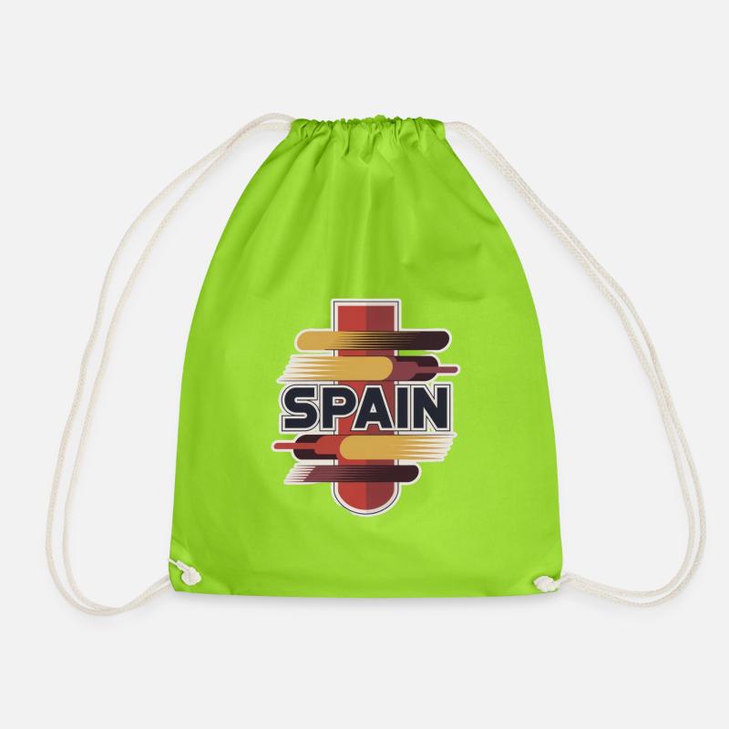 Spain - Turnbeutel - Neongrün
