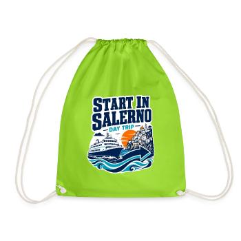 Start in Salerno Tagesausflug Fähre Amalfiküste - Turnbeutel - Neongrün - Vorne