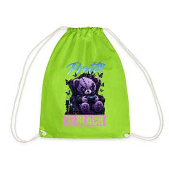 Pastel Goth Soft Goth Gaming Gamer - Sac de sport léger - vert néon - Devant