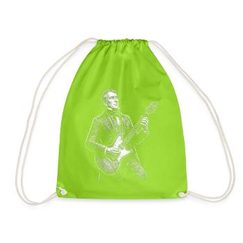 William Henry Harrison Guitare - Sac de sport léger - vert néon - Devant